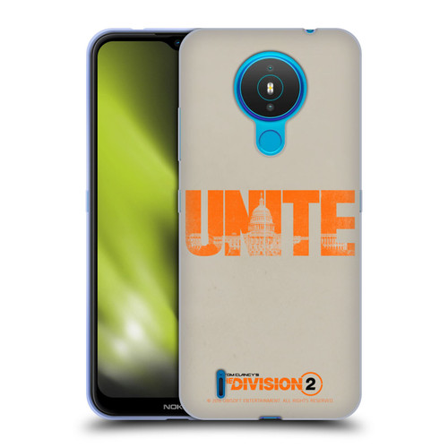 Tom Clancy's The Division 2 Key Art Unite Soft Gel Case for Nokia 1.4