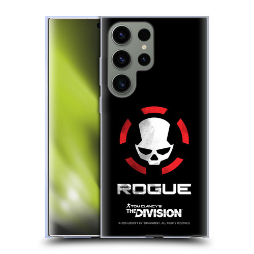 Tom Clancy's The Division Dark Zone Rouge Logo Soft Gel Case for Samsung Galaxy S23 Ultra 5G