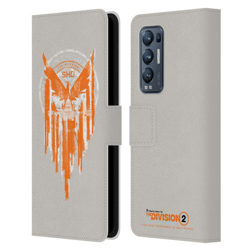 Tom Clancy's The Division 2 Key Art Phoenix Capitol Building Leather Book Wallet Case Cover For OPPO Find X3 Neo / Reno5 Pro+ 5G