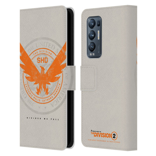 Tom Clancy's The Division 2 Key Art Phoenix US Seal Leather Book Wallet Case Cover For OPPO Find X3 Neo / Reno5 Pro+ 5G