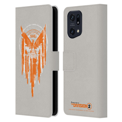 Tom Clancy's The Division 2 Key Art Phoenix Capitol Building Leather Book Wallet Case Cover For OPPO Find X5