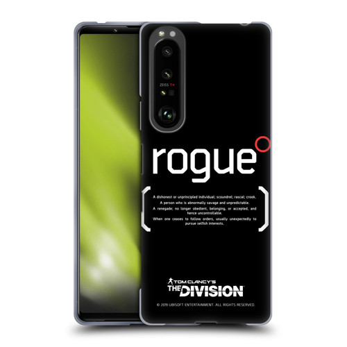 Tom Clancy's The Division Dark Zone Rouge 1 Soft Gel Case for Sony Xperia 1 III