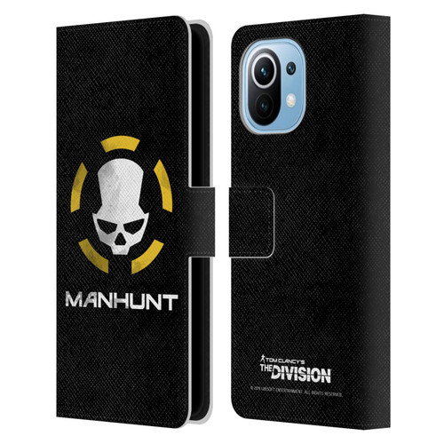 Tom Clancy's The Division Dark Zone Manhunt Logo Leather Book Wallet Case Cover For Xiaomi Mi 11