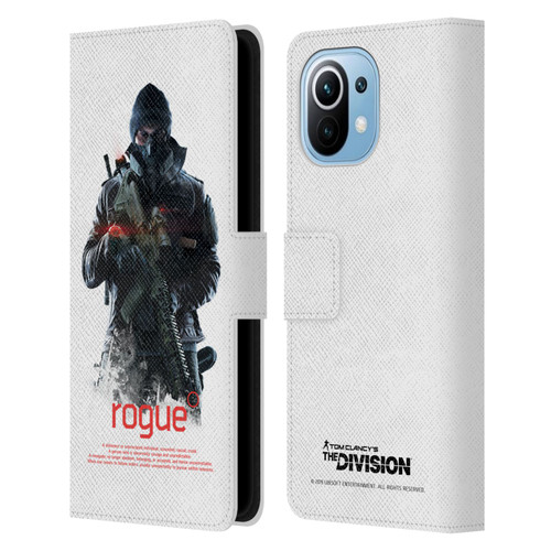 Tom Clancy's The Division Dark Zone Rouge 2 Leather Book Wallet Case Cover For Xiaomi Mi 11