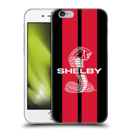 Shelby Car Graphics Red Soft Gel Case for Apple iPhone 6 / iPhone 6s