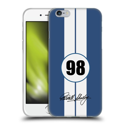 Shelby Car Graphics 1965 427 S/C Blue Soft Gel Case for Apple iPhone 6 / iPhone 6s