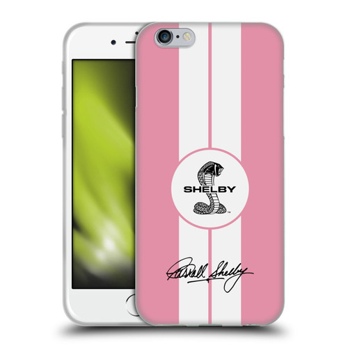 Shelby Car Graphics 1965 427 S/C Pink Soft Gel Case for Apple iPhone 6 / iPhone 6s