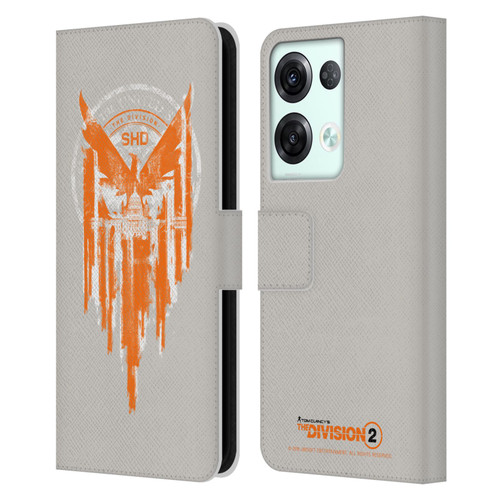 Tom Clancy's The Division 2 Key Art Phoenix Capitol Building Leather Book Wallet Case Cover For OPPO Reno8 Pro