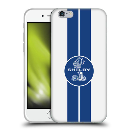 Shelby Car Graphics 1965 427 S/C White Soft Gel Case for Apple iPhone 6 / iPhone 6s