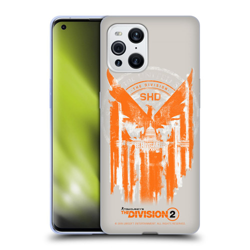 Tom Clancy's The Division 2 Key Art Phoenix Capitol Building Soft Gel Case for OPPO Find X3 / Pro