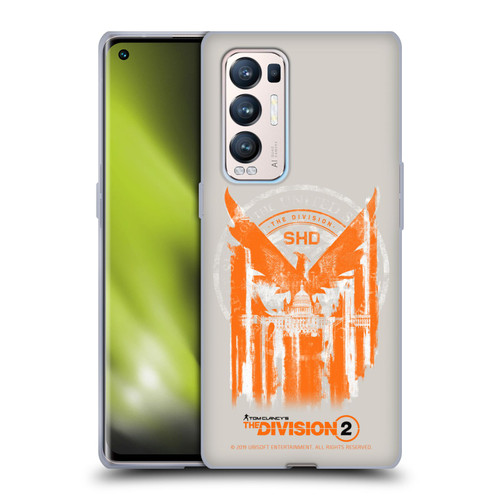 Tom Clancy's The Division 2 Key Art Phoenix Capitol Building Soft Gel Case for OPPO Find X3 Neo / Reno5 Pro+ 5G