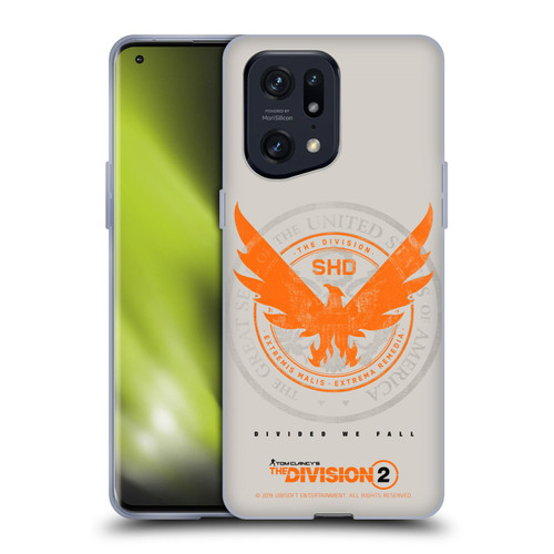 Tom Clancy's The Division 2 Key Art Phoenix US Seal Soft Gel Case for OPPO Find X5 Pro