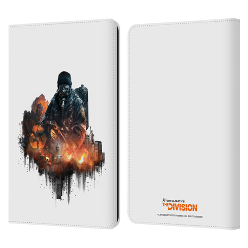 Tom Clancy's The Division Factions Cleaners Leather Book Wallet Case Cover For Amazon Kindle Paperwhite 1 / 2 / 3