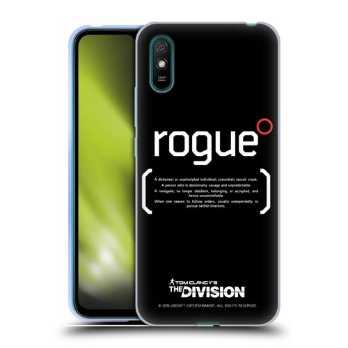 Tom Clancy's The Division Dark Zone Rouge 1 Soft Gel Case for Xiaomi Redmi 9A / Redmi 9AT