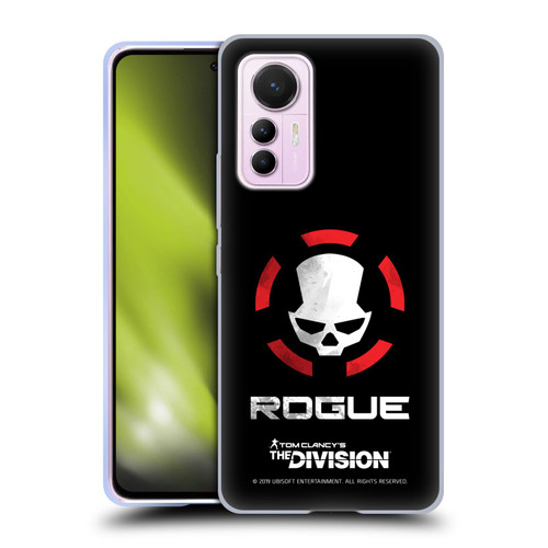 Tom Clancy's The Division Dark Zone Rouge Logo Soft Gel Case for Xiaomi 12 Lite