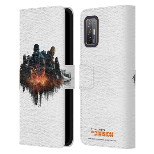 Tom Clancy's The Division Factions Group Leather Book Wallet Case Cover For HTC Desire 21 Pro 5G