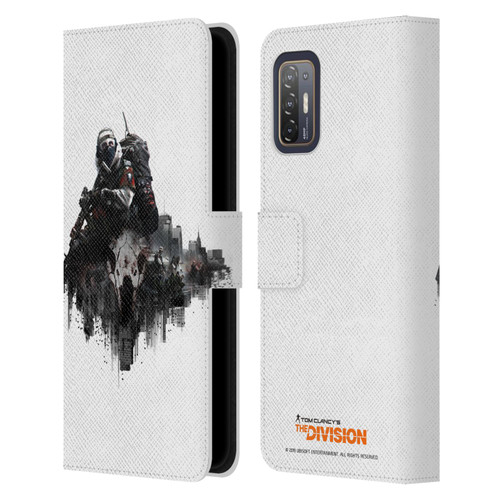 Tom Clancy's The Division Factions Last Man Batallion Leather Book Wallet Case Cover For HTC Desire 21 Pro 5G