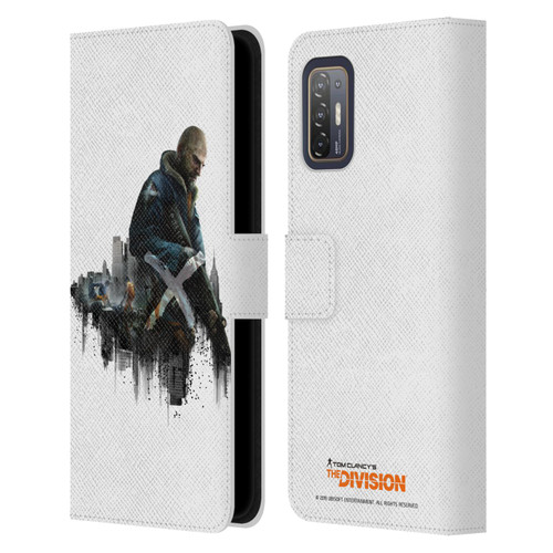 Tom Clancy's The Division Factions Rikers Leather Book Wallet Case Cover For HTC Desire 21 Pro 5G