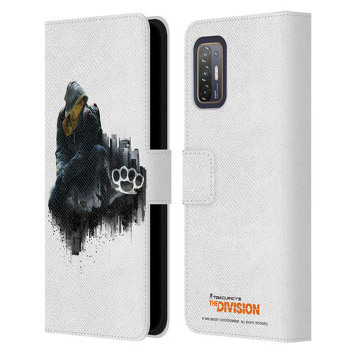 Tom Clancy's The Division Factions Rioters Leather Book Wallet Case Cover For HTC Desire 21 Pro 5G