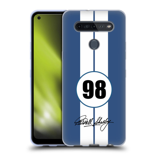 Shelby Car Graphics 1965 427 S/C Blue Soft Gel Case for LG K51S