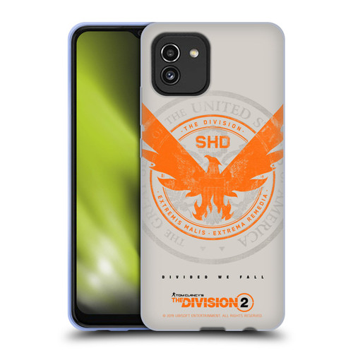 Tom Clancy's The Division 2 Key Art Phoenix US Seal Soft Gel Case for Samsung Galaxy A03 (2021)
