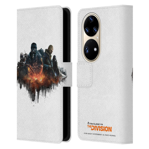 Tom Clancy's The Division Factions Group Leather Book Wallet Case Cover For Huawei P50 Pro