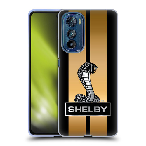 Shelby Car Graphics Gold Soft Gel Case for Motorola Edge 30