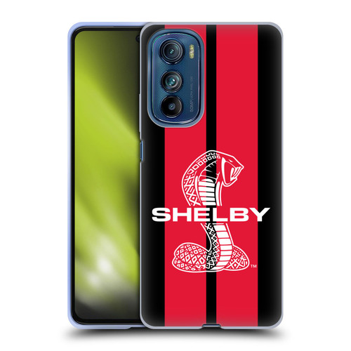 Shelby Car Graphics Red Soft Gel Case for Motorola Edge 30