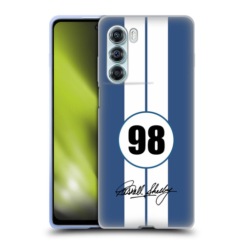 Shelby Car Graphics 1965 427 S/C Blue Soft Gel Case for Motorola Edge S30 / Moto G200 5G