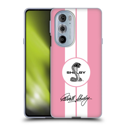 Shelby Car Graphics 1965 427 S/C Pink Soft Gel Case for Motorola Edge X30