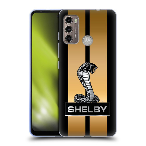 Shelby Car Graphics Gold Soft Gel Case for Motorola Moto G60 / Moto G40 Fusion