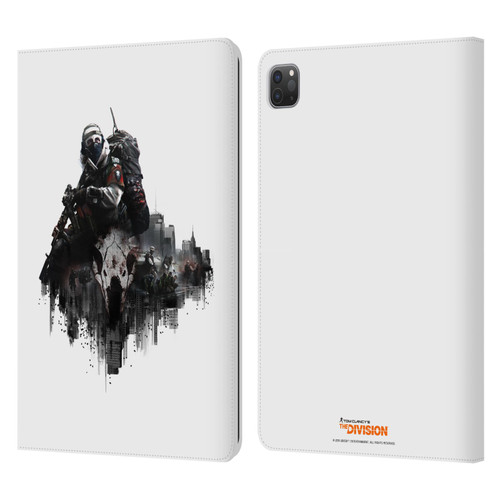 Tom Clancy's The Division Factions Last Man Batallion Leather Book Wallet Case Cover For Apple iPad Pro 11 2020 / 2021 / 2022