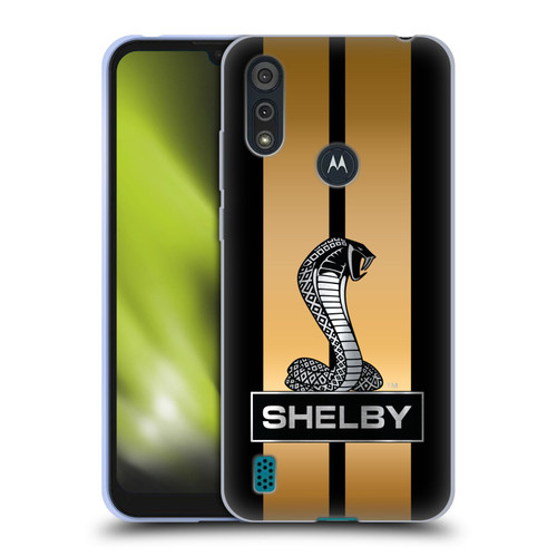 Shelby Car Graphics Gold Soft Gel Case for Motorola Moto E6s (2020)
