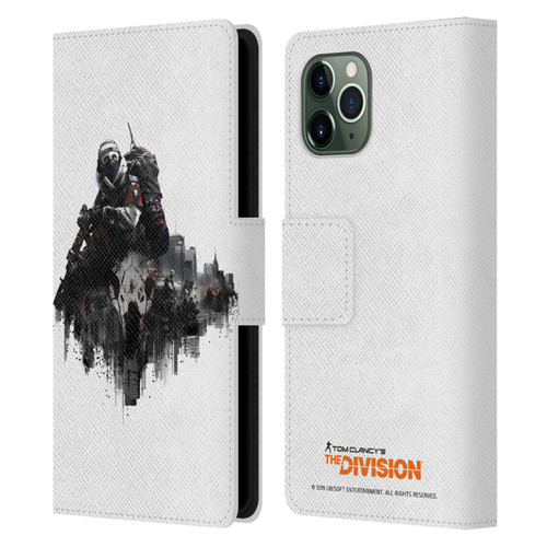 Tom Clancy's The Division Factions Last Man Batallion Leather Book Wallet Case Cover For Apple iPhone 11 Pro