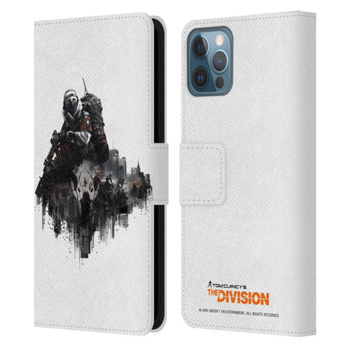 Tom Clancy's The Division Factions Last Man Batallion Leather Book Wallet Case Cover For Apple iPhone 12 / iPhone 12 Pro