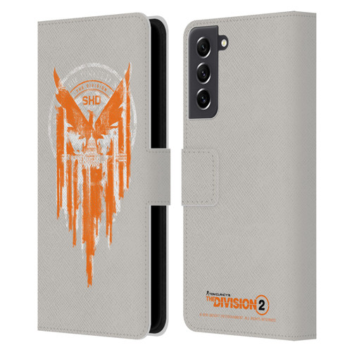 Tom Clancy's The Division 2 Key Art Phoenix Capitol Building Leather Book Wallet Case Cover For Samsung Galaxy S21 FE 5G