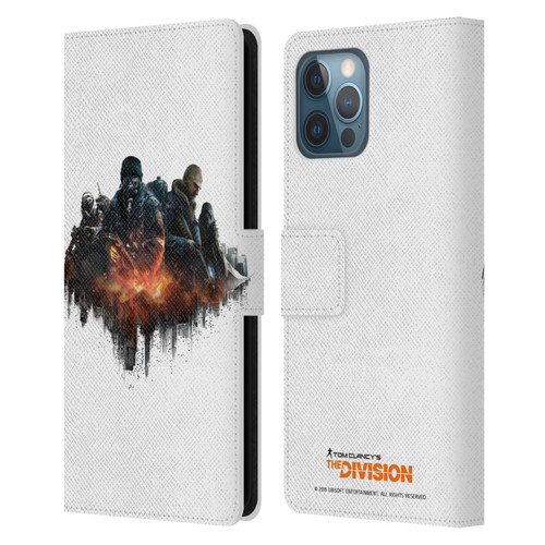 Tom Clancy's The Division Factions Group Leather Book Wallet Case Cover For Apple iPhone 12 Pro Max