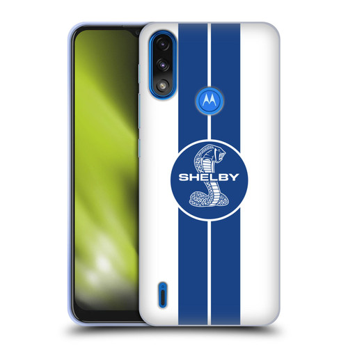 Shelby Car Graphics 1965 427 S/C White Soft Gel Case for Motorola Moto E7 Power / Moto E7i Power