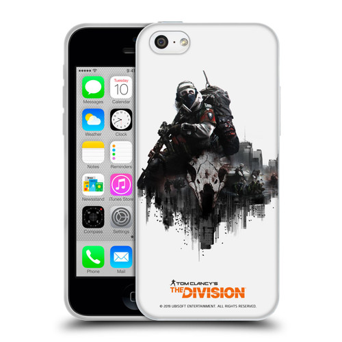 Tom Clancy's The Division Factions Last Man Batallion Soft Gel Case for Apple iPhone 5c