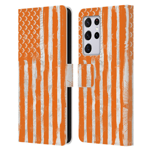 Tom Clancy's The Division 2 Key Art American Flag Leather Book Wallet Case Cover For Samsung Galaxy S21 Ultra 5G