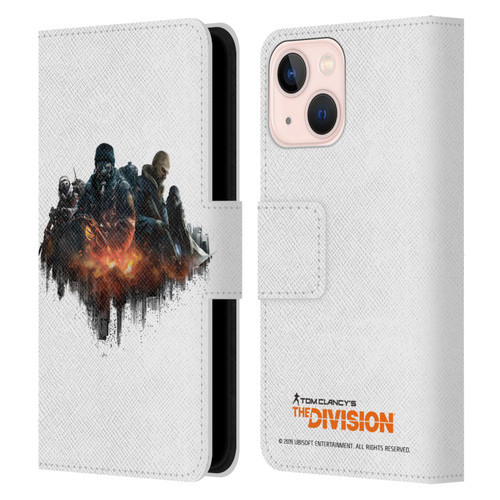 Tom Clancy's The Division Factions Group Leather Book Wallet Case Cover For Apple iPhone 13 Mini