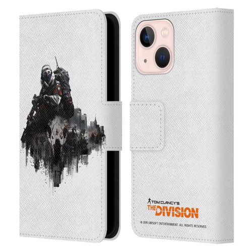 Tom Clancy's The Division Factions Last Man Batallion Leather Book Wallet Case Cover For Apple iPhone 13 Mini