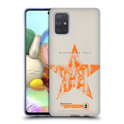 Tom Clancy's The Division 2 Key Art Lincoln Soft Gel Case for Samsung Galaxy A71 (2019)