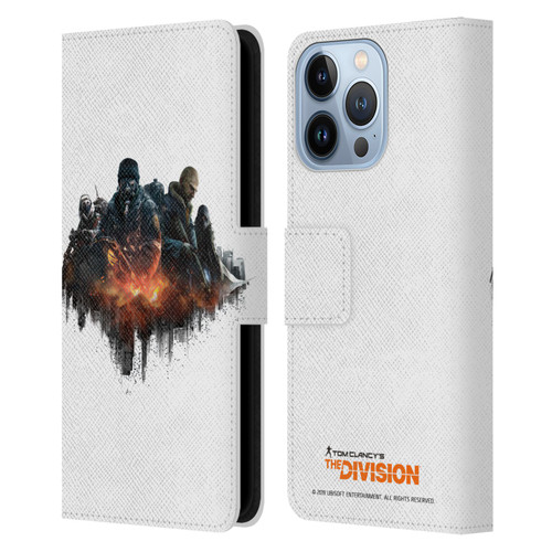 Tom Clancy's The Division Factions Group Leather Book Wallet Case Cover For Apple iPhone 13 Pro