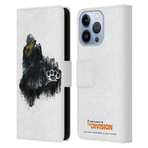 Tom Clancy's The Division Factions Rioters Leather Book Wallet Case Cover For Apple iPhone 13 Pro