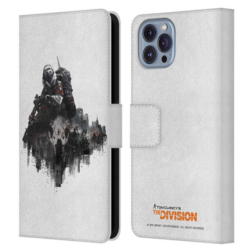 Tom Clancy's The Division Factions Last Man Batallion Leather Book Wallet Case Cover For Apple iPhone 14