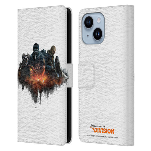 Tom Clancy's The Division Factions Group Leather Book Wallet Case Cover For Apple iPhone 14 Plus