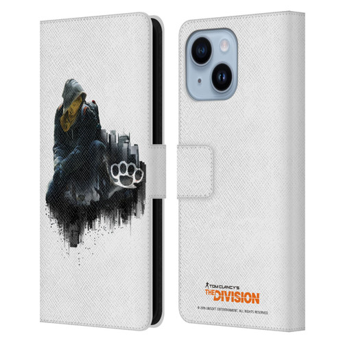 Tom Clancy's The Division Factions Rioters Leather Book Wallet Case Cover For Apple iPhone 14 Plus