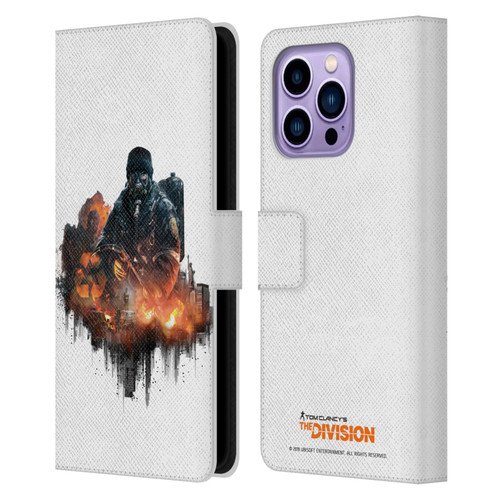 Tom Clancy's The Division Factions Cleaners Leather Book Wallet Case Cover For Apple iPhone 14 Pro Max