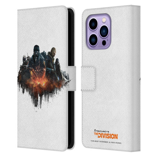 Tom Clancy's The Division Factions Group Leather Book Wallet Case Cover For Apple iPhone 14 Pro Max
